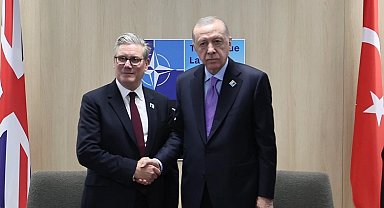 Cumhurbaşkanı Erdoğan, Starmer'ı kabul etti