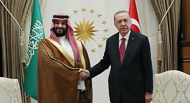 Cumhurbaşkanı Erdoğan Veliaht Prensi ile görüştü