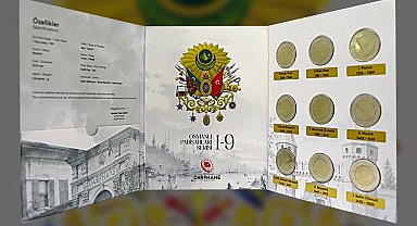 Darphane'den 'Osmanlı Padişahları Bimetal Hatıra Para'ları satışa çıkıyor