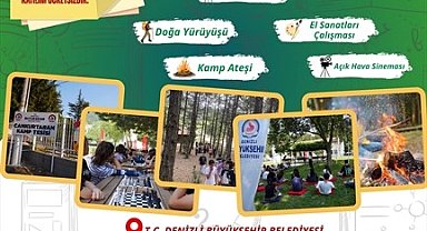 Denizli Büyükşehir'den liselilere özel yaz kampı