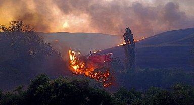 Diyarbakır itfaiyesinden ilçelerde yangın mesaisi