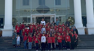 Düzce'de minik öğrencilerden Adliye ziyareti