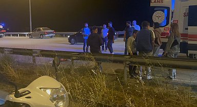 Düzce'de motosikletli kurye kaza kurbanı