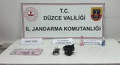 Düzce'de uyuşturucu operasyonu: 2 gözaltı