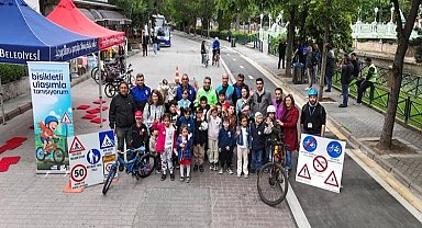 Eskişehir'de yollar bisikletlerin