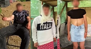 Gençlere etek giydiren kişi, canlı yayında darp edildi