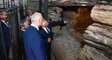 Gordion Antik Kenti'nde tarihi keşif... Frig Kraliyet Mezar Odası gün yüzüne çıktı