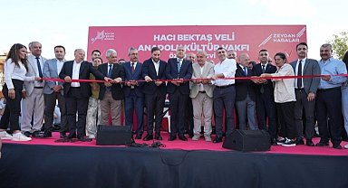 Hacıbektaş Veli Anadolu Kültür Vakfı Özgür Cemevi açıldı