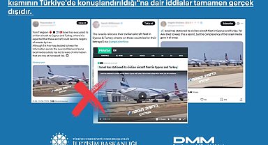 İletişim'den "İsrail Uçakları Türkiye'de" iddialarına yalanlama!