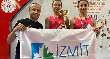 İzmitli genç cimnastikçiler Türkiye ikincisi