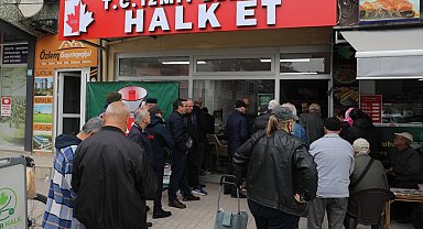 İzmit'te 'Halk Et'e bayram molası