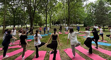 İzmit'te LGS öğrencileri sınav stresini Mindfulness ile attı