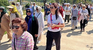 Kadınlar sağlıklı yaşam için yürüdü
