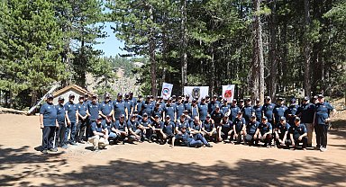 Kahraman gaziler Konya Büyükşehir'in kampında buluştu