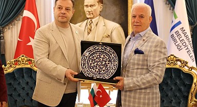 Kardeş şehir Tırnova’dan Başkan Bozbey’e ziyaret