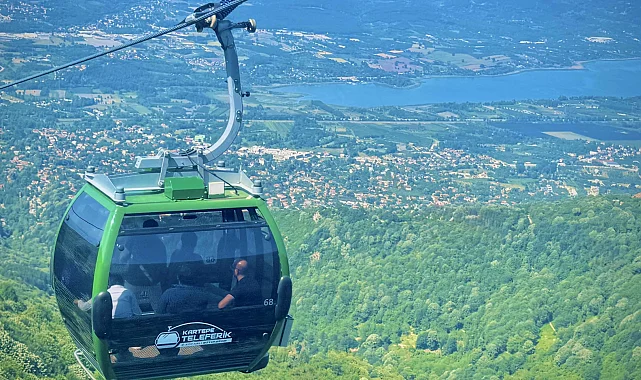Kartepe Teleferik bayramda ilgi odağı oldu