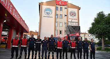 Kayseri Büyükşehir'den Manisa yangınına yardım desteği