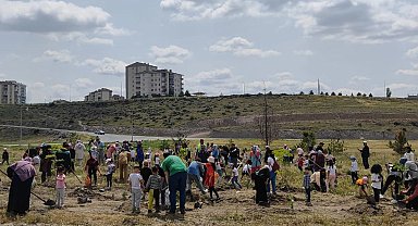 Kayseri Büyükşehir'den öğrencilerle doğaya katkı