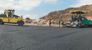 Kocaeli Büyükşehir'den İzaydaş'a yol bakım dokunuşu