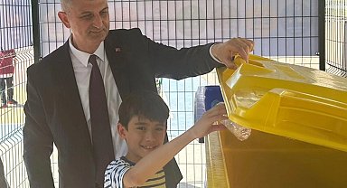 Kocaeli Gölcük'te öğrencilere sıfır atık eğitim sahası