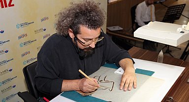 Kocaeli'de hat sanatıyla zamanın ötesine yolculuk