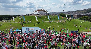 Kocaeli'de uçurtmalar gökyüzünü sardı