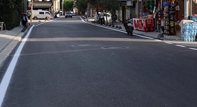 Kocaeli'de yol ve kaldırım yenileme çalışması tamamlandı