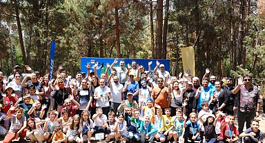 Konya'da Aile Oryantiringi'nde aileler kıyasıya yarıştı