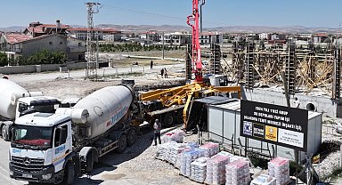Konya'da Alakova Terfi İstasyonu yükseliyor
