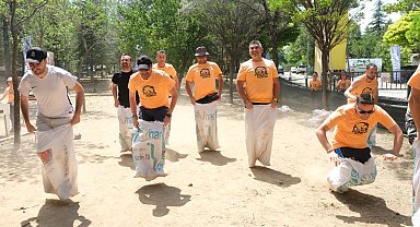 Konya'da Baba-oğul Kampı'nda keyifli anlar yaşandı