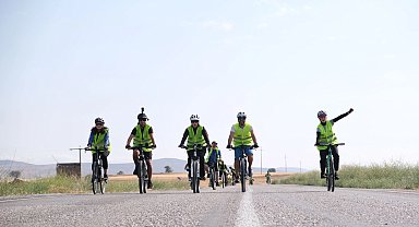 Konya'da tarihi rotada pedallar tarih ve doğa için döndü