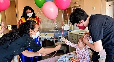 Lösemili çocukların bayram sevinci