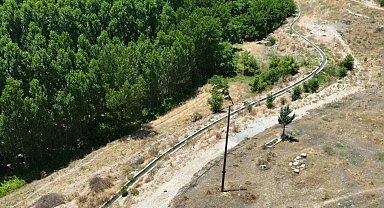 Malatya'da 1200 dekarlık alana kayıpsız su desteği