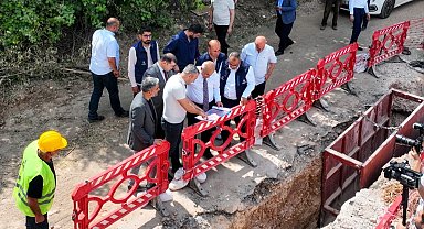 Malatya'da altyapı çalışmalarına yerinde inceleme