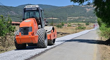Manisa'da asfalt çalışmaları hız kesmiyor