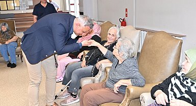 Manisa'dan huzurevlerine kurban bayramı ziyareti