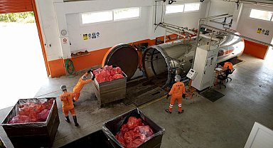 Mersin'de tıbbi atıklar güvenle bertaraf ediliyor