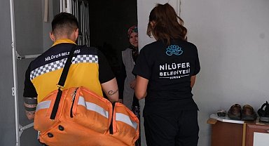 Nilüfer Belediyesi'nden ihtiyaç sahiplerine evde sağlık hizmeti