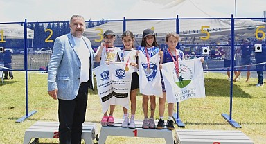 Osmangazi’de Triathle yarışları nefes kesti
