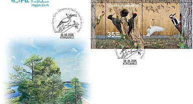 PTT'den İğneada Longoz Ormanları'na ilk gün zarfı