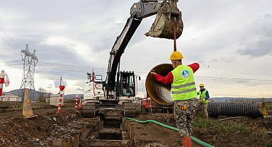 Sakarya'da 4 merkez ilçeye yağmur suyu hattı