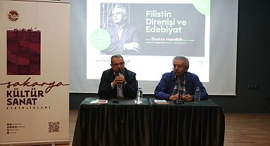Sakarya'da Filistin direnişi ve edebiyat üzerine söyleşi