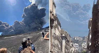 Sicilya'da Etna Yanardağı Patladı!