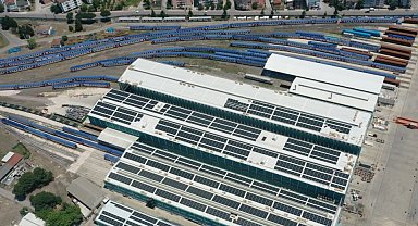 TÜRASAŞ'tan dev adım... Güneş enerjisiyle tren üretimi