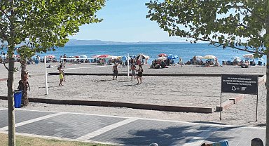 Balıkesir Büyükşehir plaj voleybolu severleri unutmadı