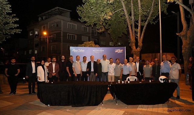 Başkan Taban Kemalpaşa Mahallesi Sakinleriyle Buluştu