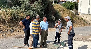 Başkan Topuz, Milas'ın çalışmalarını yerinde inceledi