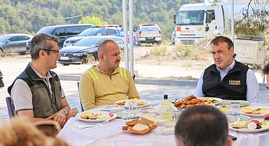 Bilecik'te yangınla mücadele ekiplerine moral ziyareti