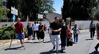 Bornova'da engeller yerinde görüldü