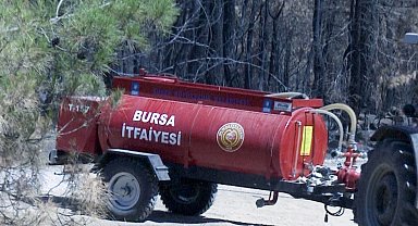 Bursa Büyükşehir'in tankerleri orman yangınlarına müdahalede kilit rol oynuyor